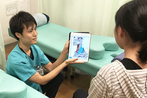 施術説明に力を入れています